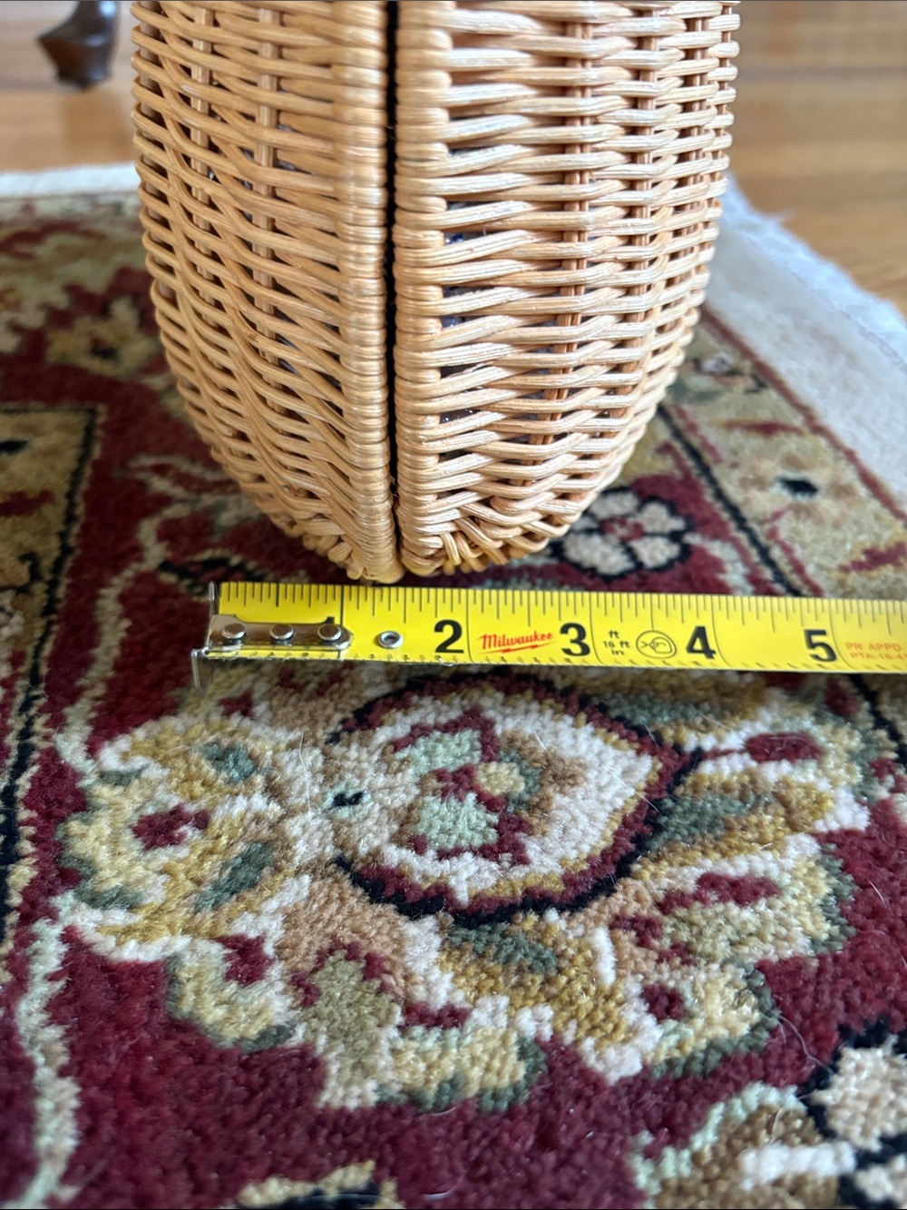 J. McLaughlin Woven Bamboo-Handle Straw Tote - Tan - Picture 2 of 9